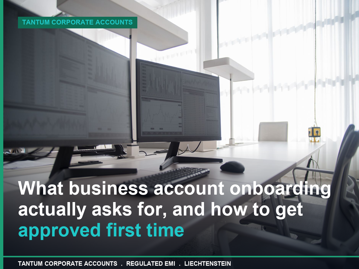 Business Account Onboarding: Get Approved First Time