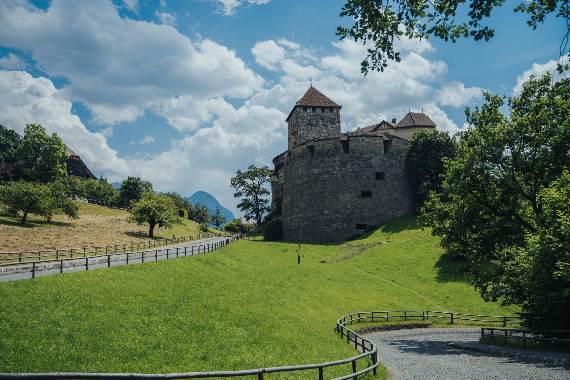 Vaduz Castle in Liechtenstein with Alpine backdrop – symbol of stability and regulation
